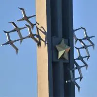 Звезда на стелу нержавеющая сталь нитрид титана в Гвардейском (518465)