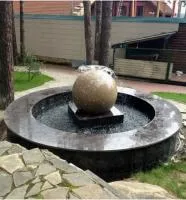 Сфера гранит фонтан 3D шар (518901) ∅ 750 мм. Гвардейское