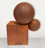 Композиция — шары кортен (518926) ∅ 250 - ∅ 450 Гвардейское