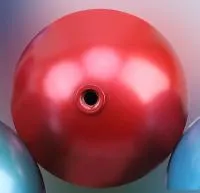 Ёлочный шар красный (518840) ∅ 500 мм. Гвардейское