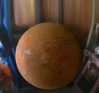 Шар парк декор кортен сталь (518911) ∅ 1000 мм. Гвардейское