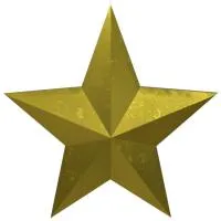 Звезда накладка на памятник литая латунь в Гвардейском (518483)