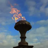 Газовая горелка апс (газ-контроль) (1629) сертификат - автомат вечный огонь ø 154 мм. ветроустойчивая в Гвардейском