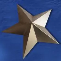 Звезда на обелиск латунь (197203) поставка - стела памятник ø 600 мм. пустотелая  в Гвардейском