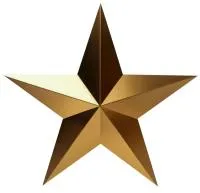 Звезда СССР накладка на стелу листовая бронза в Гвардейском (518487)