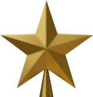 Звезда латунная на вершину памятника ветерану ВОВ в Гвардейском (518493)