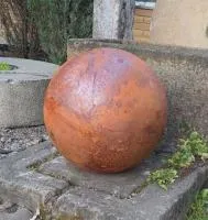 Сфера 3D парк КОРТЕН сталь (518912) ∅ 500 мм. Гвардейское