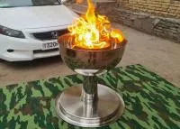 Чаша торжественного огня афины (51756458) производство для ø 360 мм. ветроустойчивая в Гвардейском