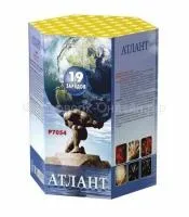 Батарея салютов Атлант. Купить Батарея салютов Атлант Р7054ФМ — магазин продажа салютов недорого —  Гвардейское, производитель Русский фейерверк - Русская пиротехника, доставка по России  +7 963 711 89 03 — Гвардейское | gvardejskoe.piroclub.ru